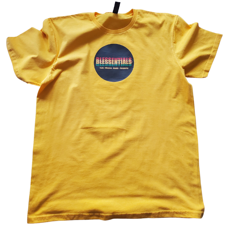 BLESSENTIALS® Short-Sleeve T-Shirt (Gold/RBG Logo)