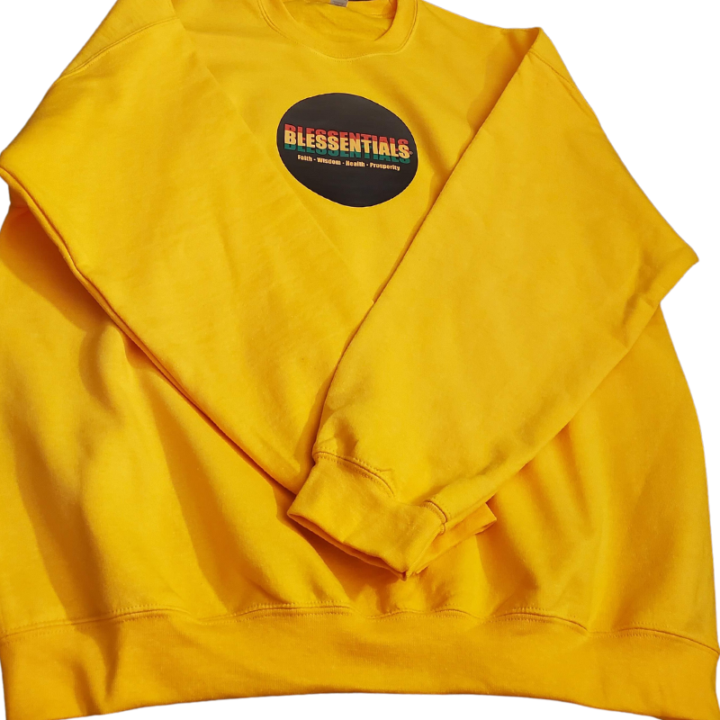 BLESSENTIALS® Crewneck Sweatshirt (Gold/RBG Logo)