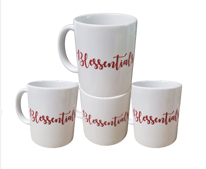BLESSENTIALS® Coffee & Tea Mug (White/Red)